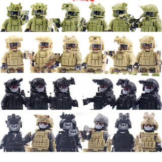 ฟิกเกอร์ทหาร Swat Team ขนาดเล็ก อุปกรณ์เสริม สําหรับเด็ก