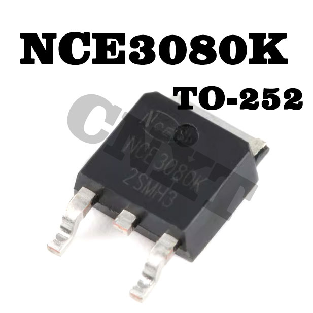Lot De 10 Puces NCE3080K TO-252 - Transistor 30V/80A, Pour Réparation Et électronique