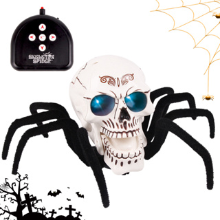 รีโมทคอนโทรลโครงกระดูกแมงมุมฮาโลวีนสร้างสรรค์ Tricky น่ากลัวรีโมทคอนโทรล Spider Tarantula Light รีโมทคอนโทรลไร้สายไฟฟ้าของเล่น