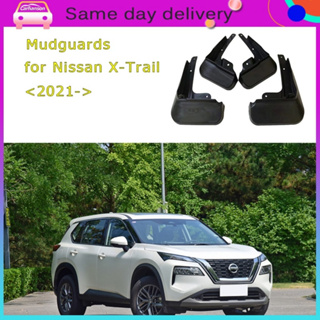 บังโคลนยาง แบบนิ่ม ป้องกันล้อหน้า และหลัง อุปกรณ์เสริม สําหรับรถยนต์ Nissan X-Trail 2021