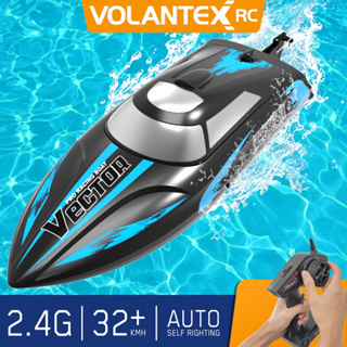 Volantex RC Boat Vector30 2.4Ghz 32kmh High Speed Racing Boat Waterproof System Auto Self-righting For Kids/ Adults