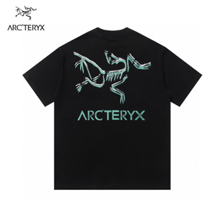 Arctexy เสื้อยืดลําลอง ผ้าฝ้าย แขนสั้น พิมพ์ลาย ทรงหลวม สีสันสดใส สําหรับผู้ชาย และผู้หญิง เหมาะกับการเล่นกีฬากลางแจ้ง