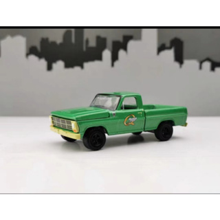 ใหม่ โมเดลรถยนต์ 1/64 Green Light Ford F100 Pickup Alloy