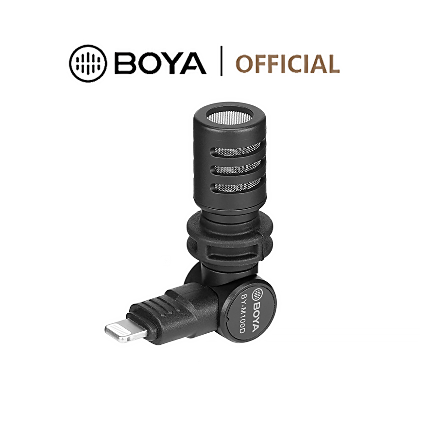 boya-by-m100d-mfi-ได้รับการรับรอง-lightning-condenser-ไมโครโฟน-180-หัวไมค์โทรศัพท์-ขนาดเล็ก-สําหรับ-iphone-ios