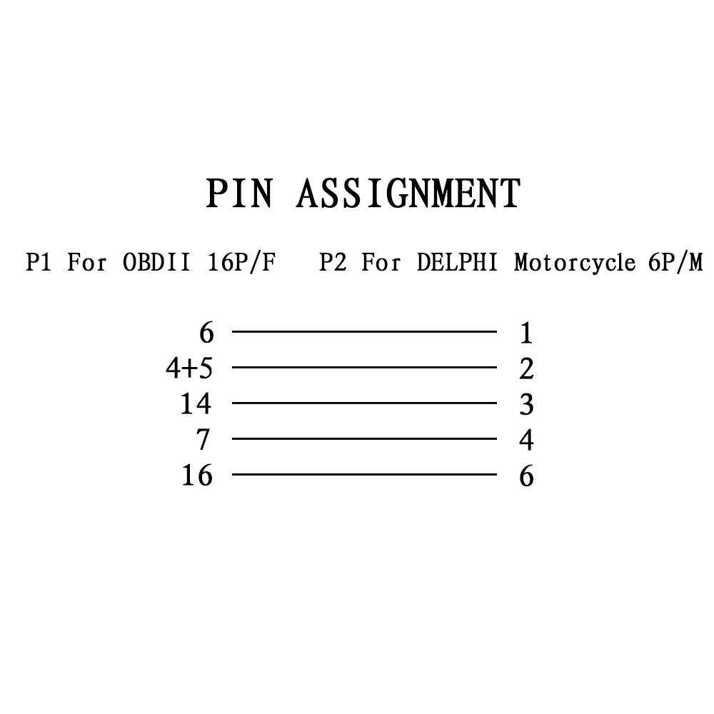 obd-เป็น-6-pin-สําหรับรถจักรยานยนต์-delphi-6