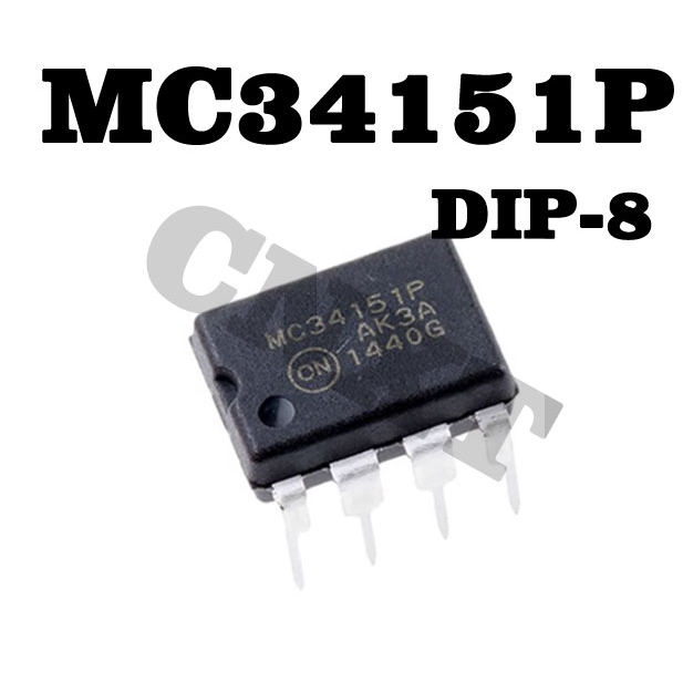 10 ชิ้นต้นฉบับใหม่ MC34151 MC34151P DIP-8 สะพานไดรเวอร์ IC MOSFET ...