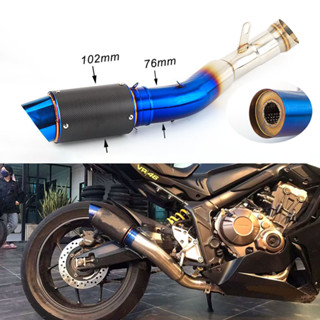 ท่อไอเสียรถจักรยานยนต์ แบบสวม สําหรับ HONDA CB650F CBR650R CBR650 2019-2021