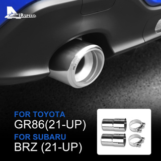 ท่อไอเสียรถยนต์ สเตนเลส อุปกรณ์เสริม สําหรับ Subaru BRZ Toyota GR86 2021-2023 4 ชิ้น