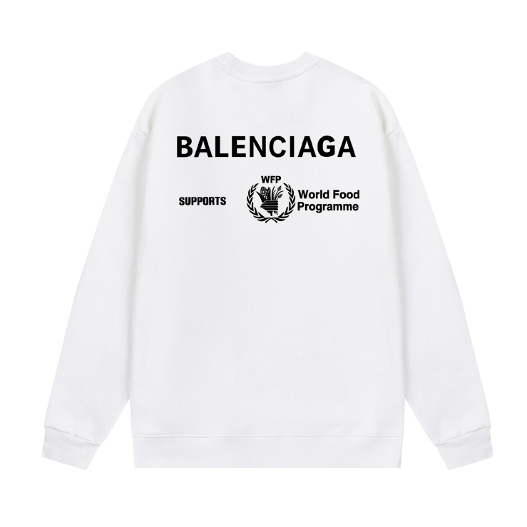 balenciag-เสื้อกันหนาว-คอกลม-ผ้าฝ้าย-พิมพ์ลาย-มีสไตล์-สําหรับผู้ชายและผู้หญิง