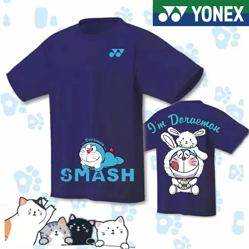 yonex-2023-ใหม่-เสื้อกีฬาแบดมินตัน-แขนสั้น-ระบายอากาศ-แห้งเร็ว-สําหรับทุกเพศ-2023