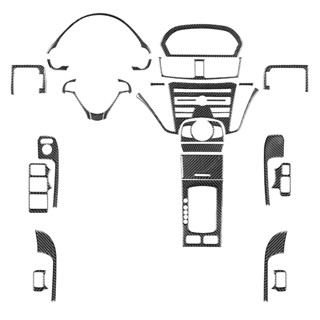 Yage Acura TL ชุดสติกเกอร์คาร์บอนไฟเบอร์ ติดคอนโซลกลาง กรอบมัลติมีเดีย สําหรับตกแต่งภายในรถยนต์ 09-14 ปี