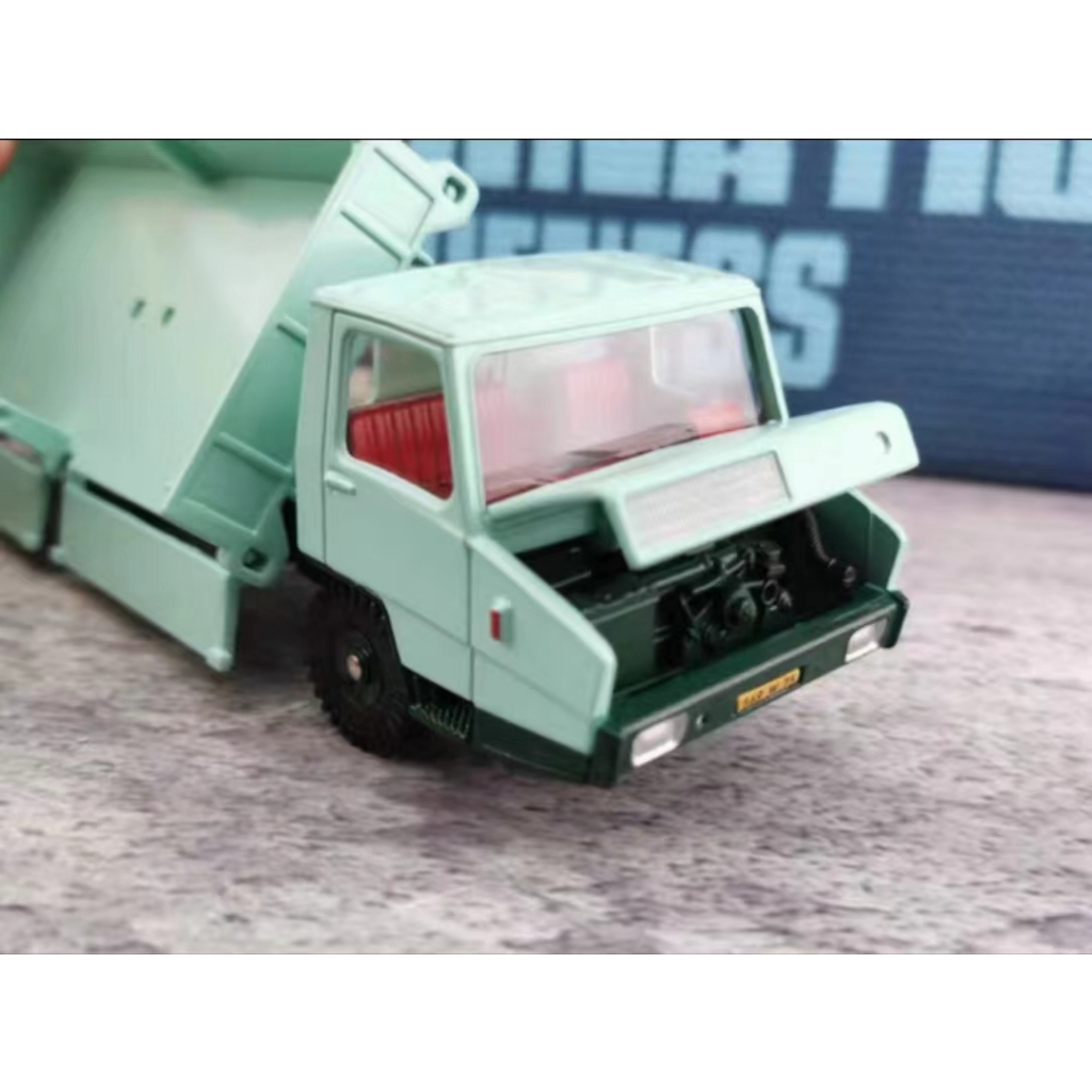 dinky-original-package-โมเดลรถบรรทุก-1-43-bailiai-dump-truck-อัลลอย-ของเล่นสําหรับเด็ก