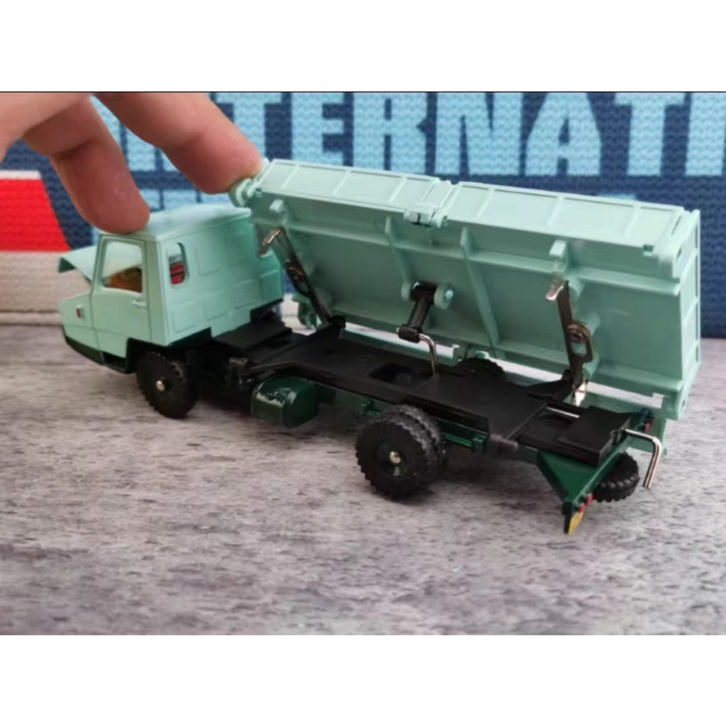 dinky-original-package-โมเดลรถบรรทุก-1-43-bailiai-dump-truck-อัลลอย-ของเล่นสําหรับเด็ก