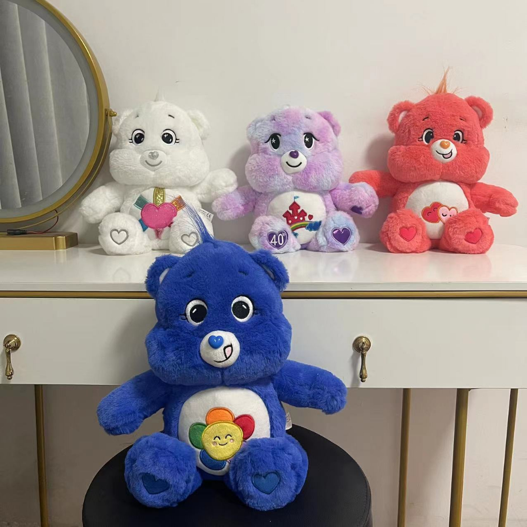 care-bear-แท้-25-35-40cm-แคร์แบร์-ตุ๊กตาแคร์แบร์-care-bears-หมีแคร์แบร์-หมีสายรุ้งน่ารัก