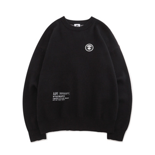 Aape เสื้อกันหนาว คอกลม พิมพ์ลาย มีสไตล์ unisex