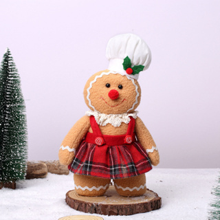 ฟิกเกอร์มนุษย์ขนมปังขิงน่ารัก เต็มไปด้วยความอบอุ่น สําหรับตกแต่งบ้าน เทศกาลคริสต์มาส