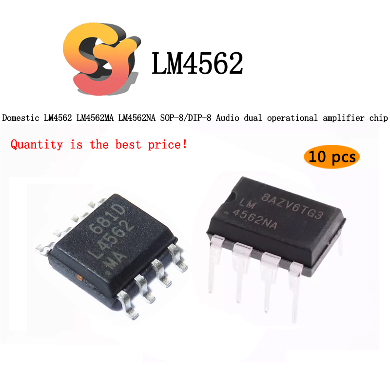 [พร้อมส่ง] ชิปปล่อยเสียง LM4562 LM4562MA LM4562NA Patch SOP-8/In-Line ...