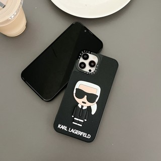 karl-lagerfeld-เคสซิลิโคน-3d-สําหรับ-iphone-x-14-15-pro-promax