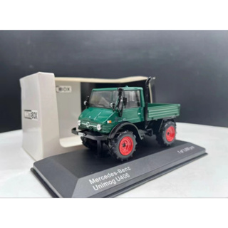 โมเดลรถบรรทุก 1/43 UNIMOG U406 1977 Mercedes-Benz Unimoke แบบโลหะผสม