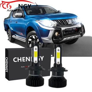 หลอดไฟหน้ารถยนต์ LED 6000K 9-32V สําหรับ Mitsubishi Triton Year 2015-2021 1 คู่