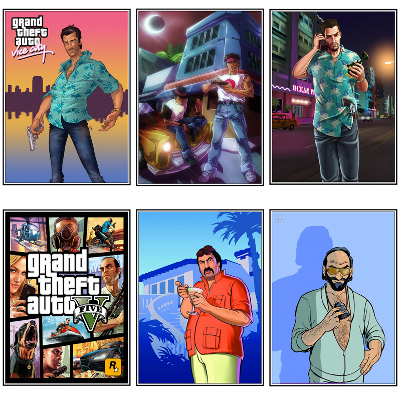 โปสเตอร์-grand-theft-auto-vice-city-poster-a3