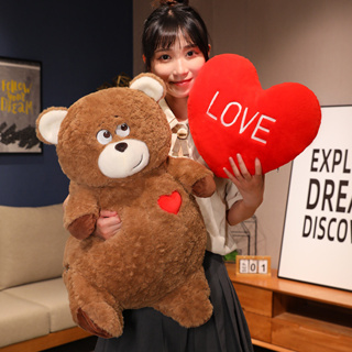 💥 2 และ 1💥 พลิกความรักตุ๊กตาหมีตุ๊กตาหมีน่ารักหมอนรักส่งของขวัญให้สาวของขวัญคำสารภาพของขวัญวันวาเลนไทน์