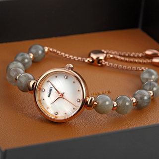 Skmei ของแท้ นาฬิกาข้อมือควอตซ์แฟชั่น กันน้ํา แนวเรียบง่าย ของขวัญ สําหรับสุภาพสตรี 1983