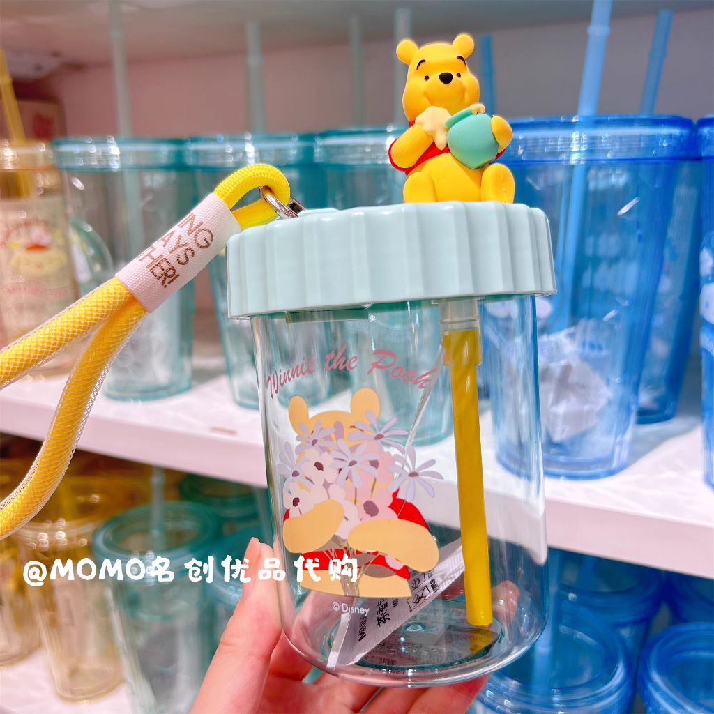 miniso-miniso-แก้วน้ําพลาสติก-ลายการ์ตูนดิสนีย์-มิกกี้-เมาส์-แบบหูรูด-พรีเมี่ยม