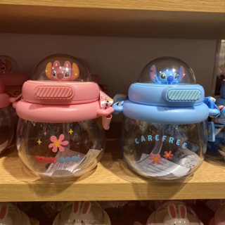 Miniso MINISO Disney Stitch Series Bobo Strap Straw Cup 800 มล. Stitch Angel