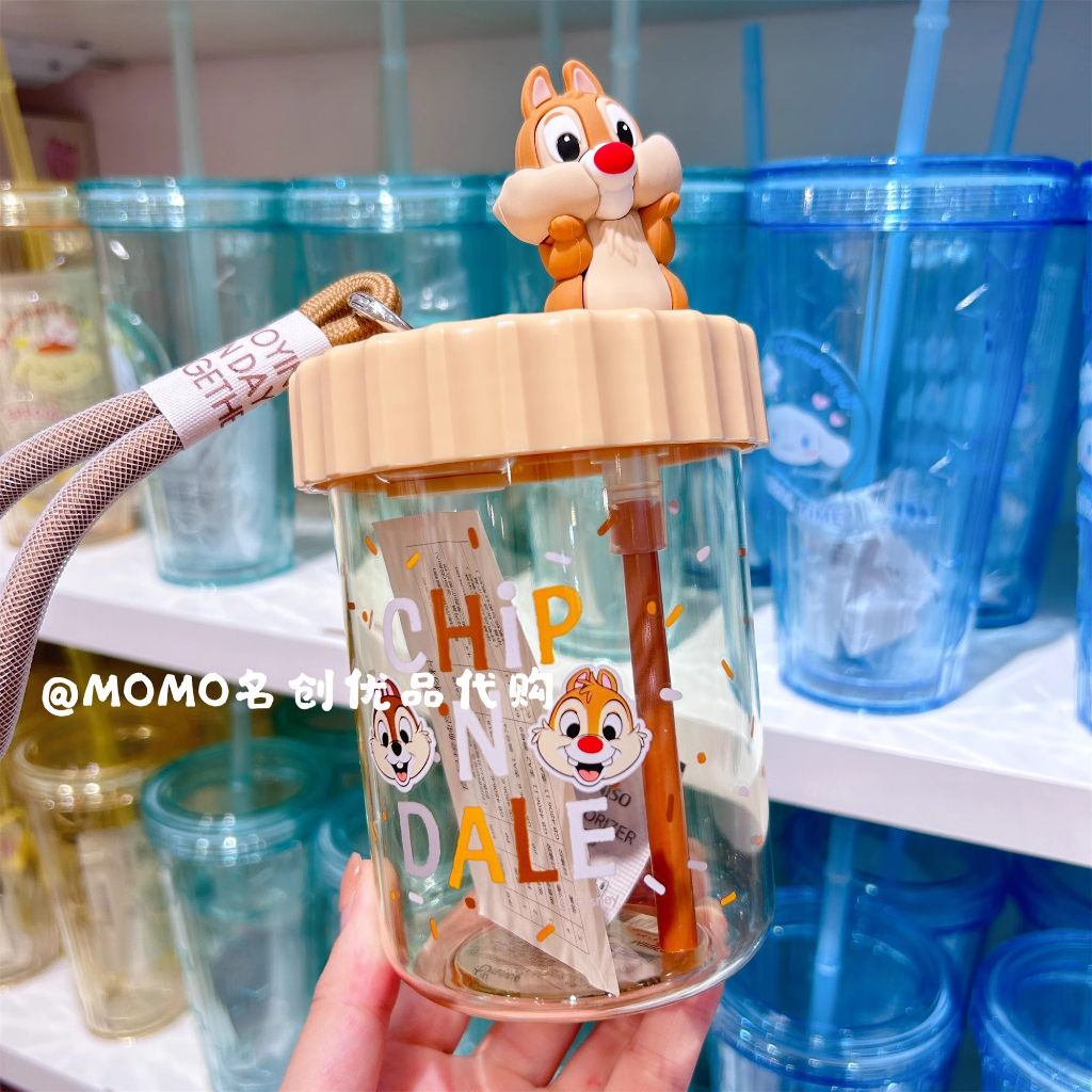 miniso-miniso-แก้วน้ําพลาสติก-ลายการ์ตูนดิสนีย์-มิกกี้-เมาส์-แบบหูรูด-พรีเมี่ยม