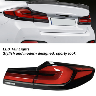 โฉมปี 2021 ไฟท้าย LED LCI ชุดไฟท้ายสีแดงสำหรับ 5 Series G30 M5 F90 Pre‑Facelift 2017 ถึง 2020  B_HILTY