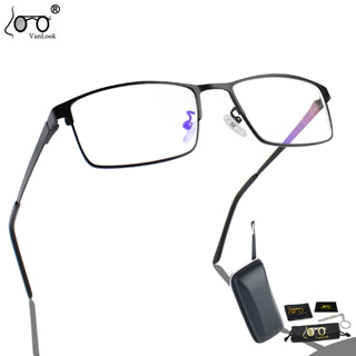 แว่นตา ป้องกันแสงสีฟ้า UV400 เลนส์ใส พร้อมเคส เหมาะกับฤดูใบไม้ผลิ สําหรับผู้ชาย และผู้หญิง