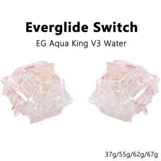 【ลดราคา】สวิตช์ Everglide EG Aqua King V3 Water King Linear 4pin 5pin RGB 55g 62g 67g mx สําหรับคีย์บอร์ดเมคคานิคอล 50 ม.