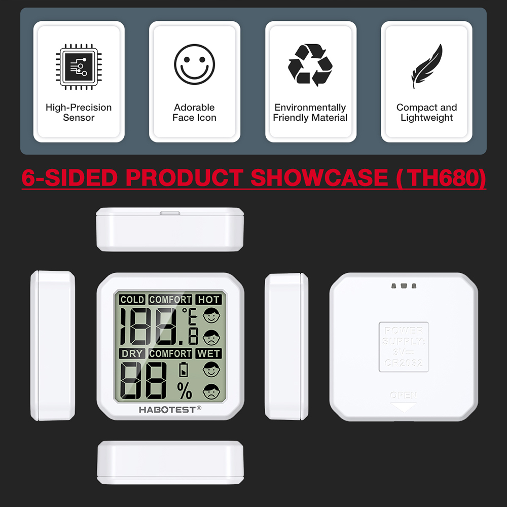 habotest-ht680-ht681-เครื่องวัดอุณหภูมิความชื้นดิจิทัล-จอแอลซีดี-ในร่ม-กลางแจ้ง