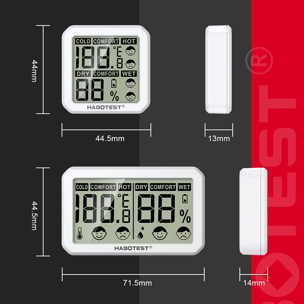 habotest-ht680-ht681-เครื่องวัดอุณหภูมิความชื้นดิจิทัล-จอแอลซีดี-ในร่ม-กลางแจ้ง