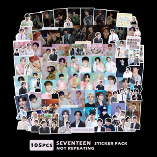 สติกเกอร์ ลายกราฟฟิติ SEVENTEEN ST ALWAYS YOURS สไตล์ญี่ปุ่น สําหรับตกแต่ง 105 แผ่น