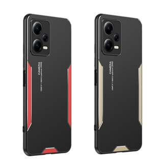 เคสโทรศัพท์มือถือแข็ง TPU กรอบโลหะ แบบบาง สําหรับ POCO X3 NFC X5 F5 Pro