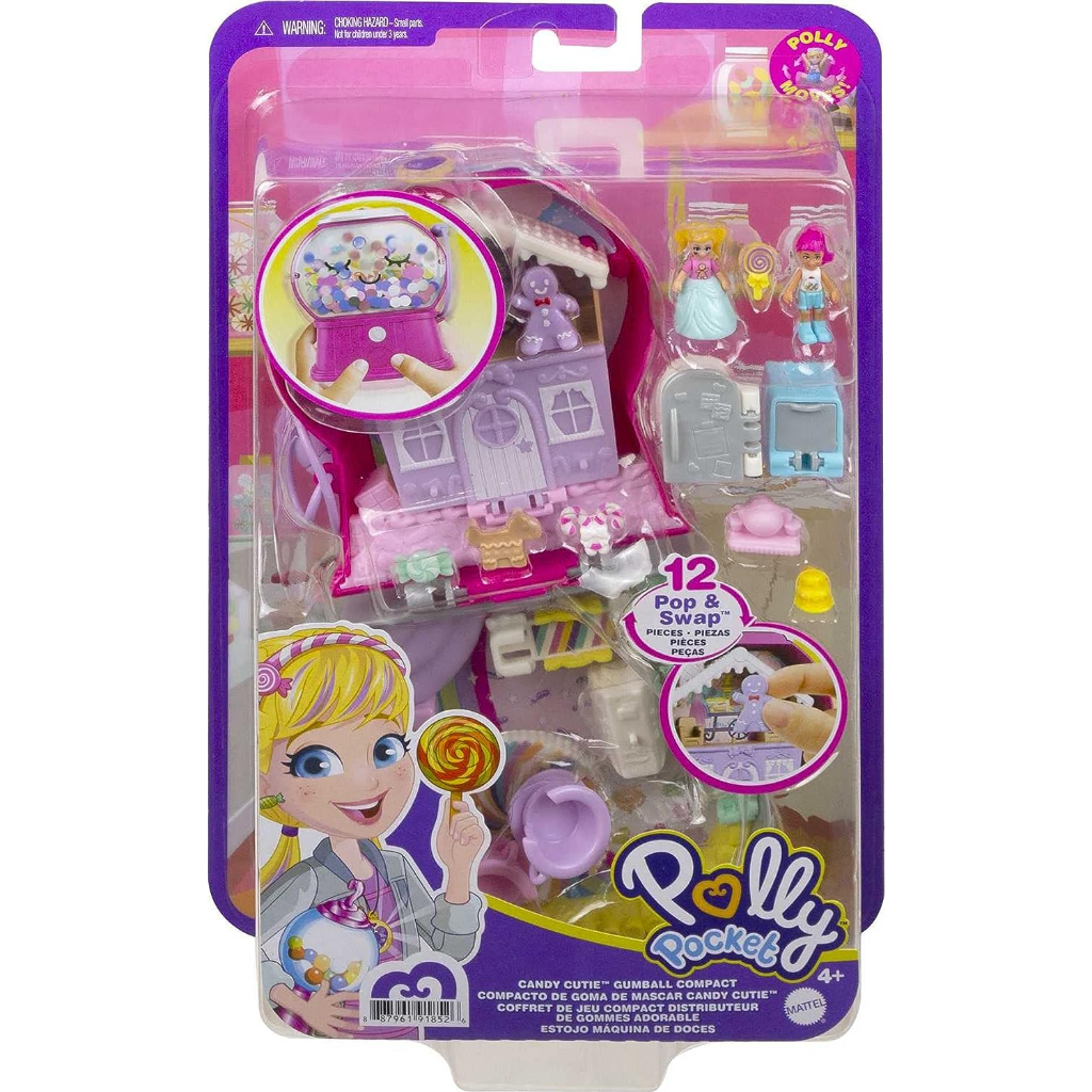 polly-pocket-candy-cutie-gumball-compact-playset-with-2-micro-dolls-amp-accessories-travel-toys-gtn23-polly-ชุดของเล่นลูกอม-ลูกหมากฝรั่ง-พร้อมตุ๊กตา-2-ตัว-และอุปกรณ์เสริม-gtn23