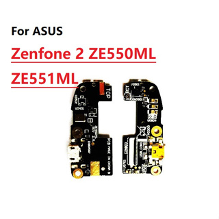 บอร์ดชาร์จ USB สายเคเบิลอ่อน และไมโครโฟน สําหรับ ASUS Zenfone 2 ZE550ML ZE551ML ZE500CL ZE550KL ZD551KL ZE600KL