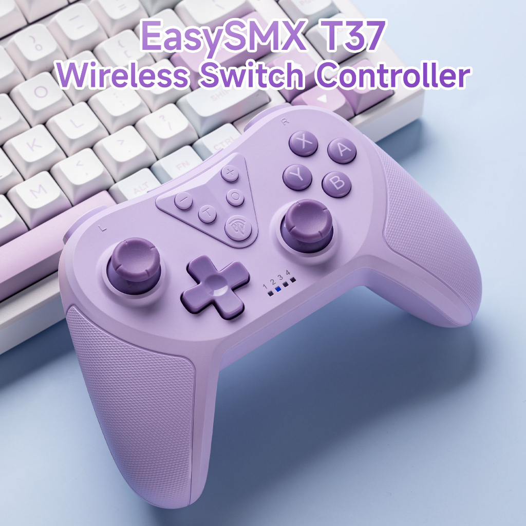 easysmx-t37-เกมแพดควบคุมเกม-แบบไร้สาย-บลูทูธ-สําหรับ-nintendo-switch-switch-oled-switch-lite-wake-up-vibration-turbo