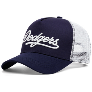 หมวกเบสบอล ผ้าตาข่าย ปักลาย Los Angeles 3 มิติ ระบายอากาศ สําหรับผู้หญิง และผู้ชาย