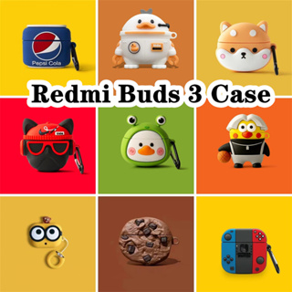 【Case Home】เคสหูฟัง แบบนิ่ม ลายการ์ตูนสัตว์ สําหรับ Redmi Buds 3