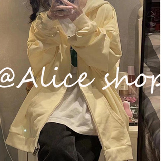 Alice เสื้อกันหนาว เสื้อฮู้ด fashionable ทันสมัย unique trendy WJK2390PKH37Z230913