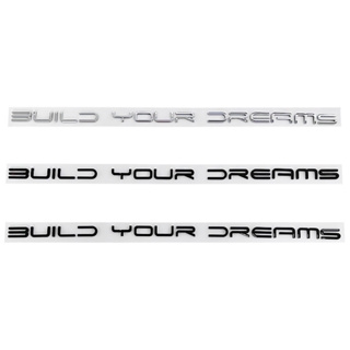 สติกเกอร์ตราสัญลักษณ์ ABS ลายโลโก้ Build Your Dreams Trunk อุปกรณ์เสริม สําหรับตกแต่งรถยนต์ BYD Han Tang EV Song Yuan Plus Atto 3 Qin