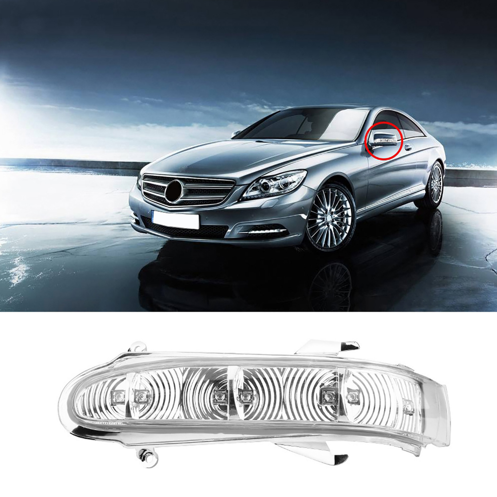 alabama-เลนส์กระจกมองข้าง-ไฟเลี้ยว-led-เลนส์ใส-สําหรับ-mercedes-benz-w215-cl215-w220-99-03