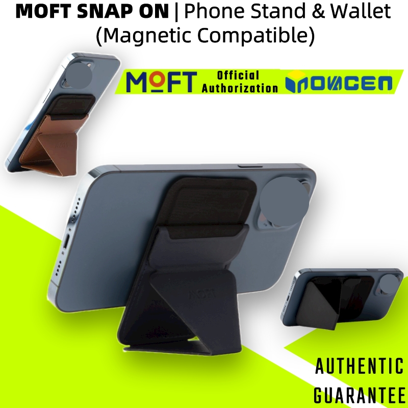 MOFT Snap-On Phone Stand & Wallet with MagSafe ขาตั้ง Smartphone  แบบแม่เหล็ก - Cool Gray รีวิวชัด คัดของดี สั่งง่าย ส่งไว ได้ของชัวร์