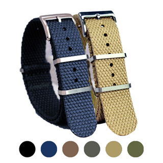 สายนาฬิกาข้อมือไนล่อน ผ้าแคนวาส แบบนิ่ม สําหรับ Seiko Band 20 มม. 22 มม. Samsung Galaxy Watch Band