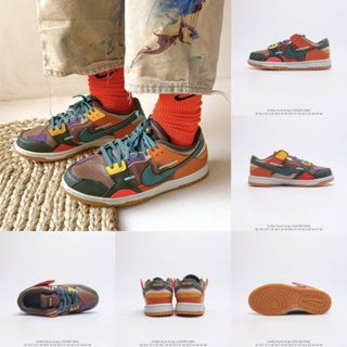 Dunk Low Scrap รองเท้าผ้าใบ กันลื่น น้ําหนักเบา สําหรับผู้ชาย ผู้หญิง DB0500-200