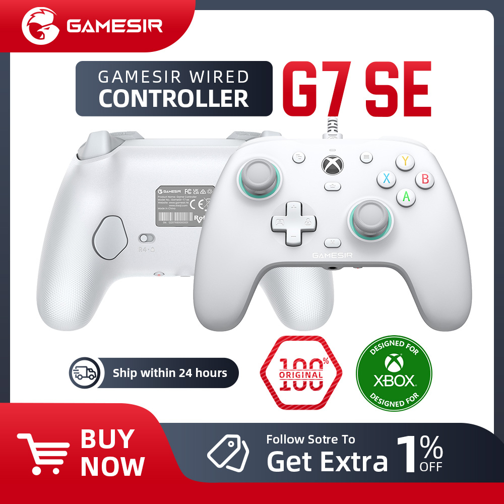 Gamesir G7 SE Xbox เกมแพดควบคุมเกม แบบใช้สาย พร้อมไม้เอฟเฟคฮอลล์ ...