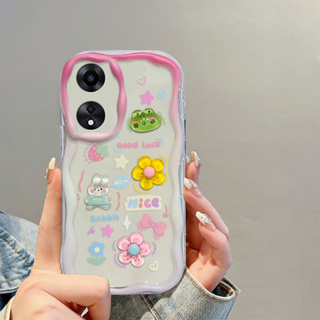 เคสโทรศัพท์มือถือแบบนิ่ม TPU กันกระแทก พร้อมตุ๊กตา สําหรับ Oppo A17 A78 A58 4G A16e A16K A1 A98 F23 5G A57 A57e A57s A77 A77s 4G A93 4G